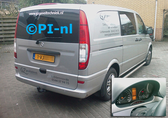 Mercedes Vito (nieuw) uit 2010. De display (set A 2010) werd bij het instrumentenpaneel gemonteerd.