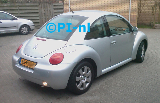 Volkswagen New Beetle uit 2003. De display (set A 2011) werd verstopt.