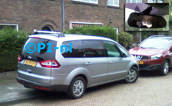 Parkeersensoren ingebouwd door PI-nl in een Ford Galaxy uit 2007. De display is van set C (2011), het spiegelmodel.