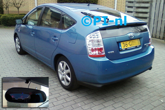 Toyota Prius uit 2008. De display (set C) is het 'spiegelmodel'. 