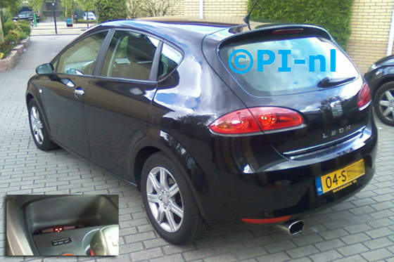 Seat Leon uit 2006. De display (set A) werd in de middenconsole gemonteerd.