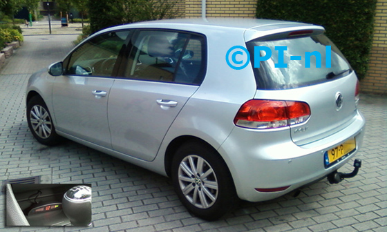 Volkswagen Golf (6) uit 2011. De display (set A 2012) werd in de middenconsole gemonteerd.