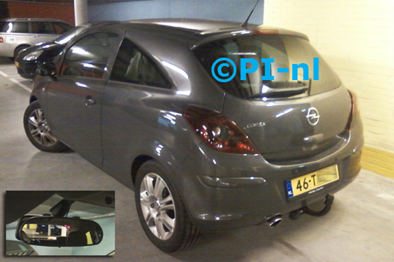 Opel Corsa (nieuw) uit 2012. De display (set C) is het 'spiegelmodel'.