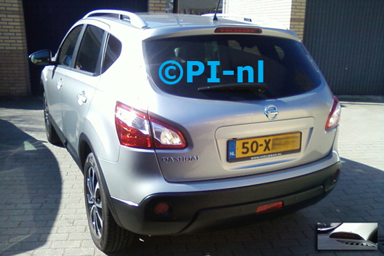 Nissan Qashqai uit 2012. De display (set A 2013) werd rechtsvoor gemonteerd.