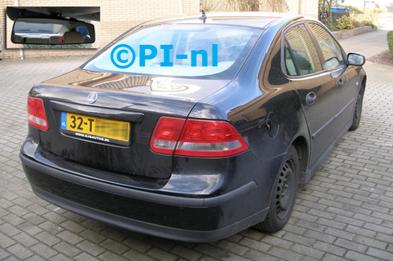 Parkeersensoren ingebouwd door PI-nl in een Saab 9-3 uit 2007. De display (set C 2014) is het 'spiegelmodel'.