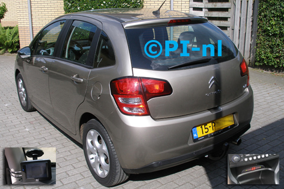 Parkeersensoren (set A 2014) ingebouwd door PI-nl in een Citroen C3 uit 2011. Een kapotte set van de fabrikant in de pdc-strip werd vervangen door een set van PI-nl. De display werd in de middenconsole geplaatst. Ook werd een kentekenplaat-camera-set gemonteerd.