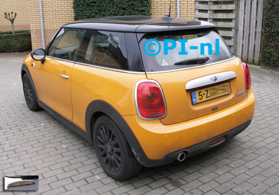 Parkeersensoren ingebouwd door PI-nl in een Mini Cooper (nieuw) met canbus uit 2015. De display (set A 2015) werd linksvoor bij de a-stijl gemonteerd.