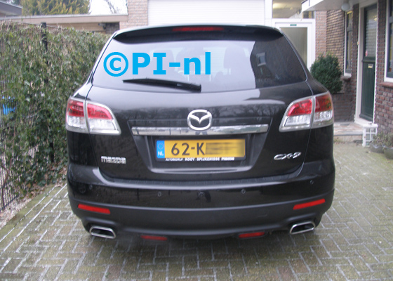 Camera-set (bumpercamera-set 2017) ingebouwd door PI-nl in een Mazda CX9 GT-L uit 2009. Het beeld werd gekoppeld aan het aanwezige navigatie-/infotainment-scherm.