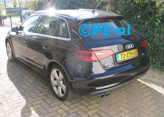 Parkeersensoren (set E 2018) ingebouwd door PI-nl in een Audi A3 Sportback met canbus uit 2013. De pieper werd verstopt.