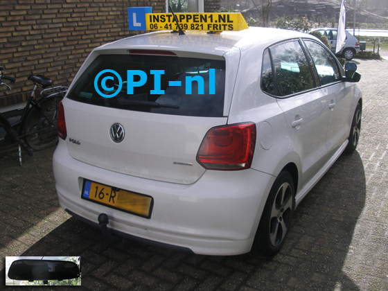 Camera (set 2019) ingebouwd door PI-nl in een Volkswagen Polo met canbus uit 2011. De spiegeldisplay is van de set met kentekenplaatcamera.