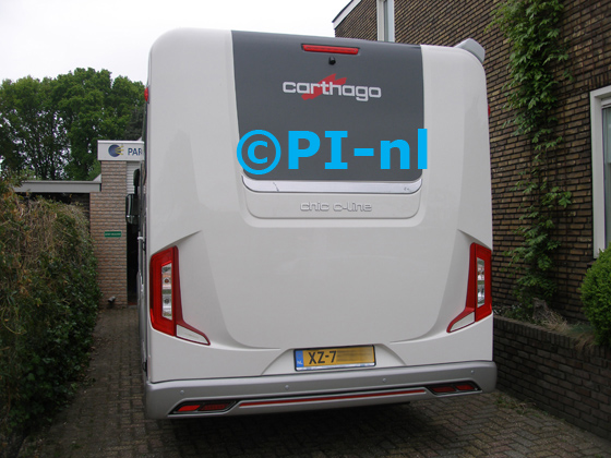 Parkeersensoren (set E 2019) ingebouwd door PI-nl in een Carthago C-Tourer Integraal (Fiat Ducato) camper (nieuw) uit 2019. De pieper werd voorin gemonteerd.