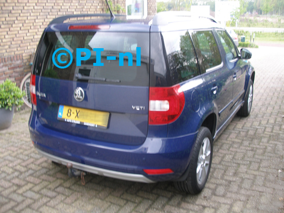 Parkeersensoren (set E 2019) ingebouwd door PI-nl in een Skoda Yeti met canbus uit 2014. De pieper werd verstopt.