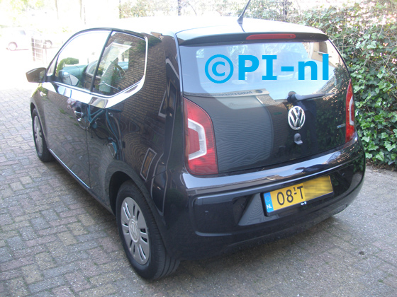 Parkeersensoren (set E 2019) ingebouwd door PI-nl in een Volkswagen Up! met canbus uit 2012. De pieper werd voorin gemonteerd.