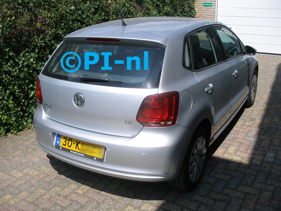 Parkeersensoren (set E 2019) ingebouwd door PI-nl in een Volkswagen Polo met canbus uit 2011. De pieper werd verstopt.