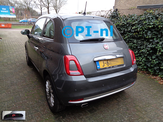 Parkeersensoren (set E 2019) ingebouwd door PI-nl in een Fiat 500 Sport uit 2018. De pieper werd verstopt.