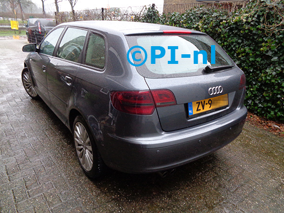 Parkeersensoren (set E 2021) ingebouwd door PI-nl in een Audi A3 Sportback met canbus uit 2004. De pieper werd voorin gemonteerd.