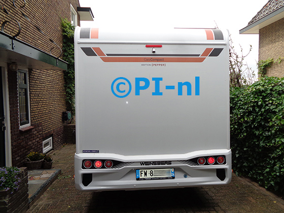 Parkeersensoren (set E 2022) ingebouwd door PI-nl in een Peugeot HD Weisberg Pepper camper met canbus uit 2020. De pieper werd achterin binnen gemonteerd. Er werden twee zwarte en twee witte sensoren gemonteerd.