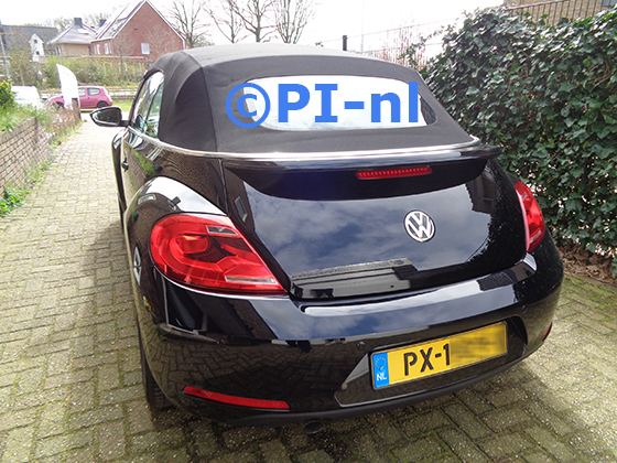 Parkeersensoren (set E 2023) ingebouwd door PI-nl in een Volkswagen Beetle Cabriolet uit 2016. De pieper werd voorin gemonteerd. Een defecte set van een ander merk werd vervangen door een set van PI-nl.