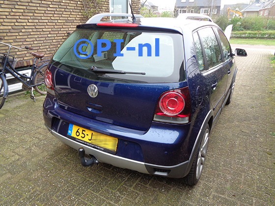 Parkeersensoren (set E 2023) ingebouwd door PI-nl in een Volkswagen Polo Cross met canbus uit 2009. De pieper werd voorin gemonteerd. Een kapotte set van een ander merk werd vervangen door een set van PI-nl.