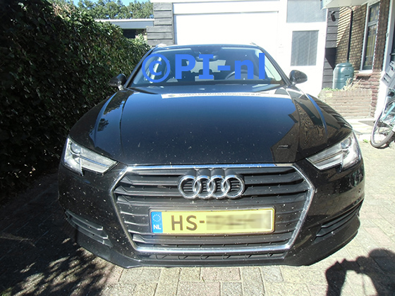 Parkeersensoren (set E 2023) ingebouwd door PI-nl in de voorbumper van een Audi A4 Avant uit 2015. De pieper werd voorin gemonteerd.