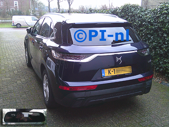 Parkeercamera (set 2025) ingebouwd door PI-nl in een Citroen DS7 Crossbrake met canbus uit 2020. De spiegeldisplay is van de set met bumpercamera.