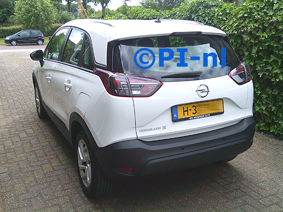 Parkeersensoren (set E 2025) ingebouwd door PI-nl in een Opel Crossland X met canbus uit 2020. De pieper werd voorin gemonteerd. De sensoren werden antraciet gespoten.