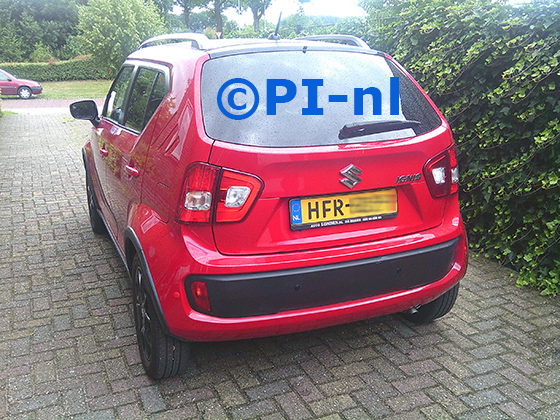 Parkeersensoren (set E 2025) ingebouwd door PI-nl in een Suzuki Ignis met canbus uit 2019. De pieper werd voorin gemonteerd. Er werden twee zwarte en twee standaard rode sensoren gemonteerd.