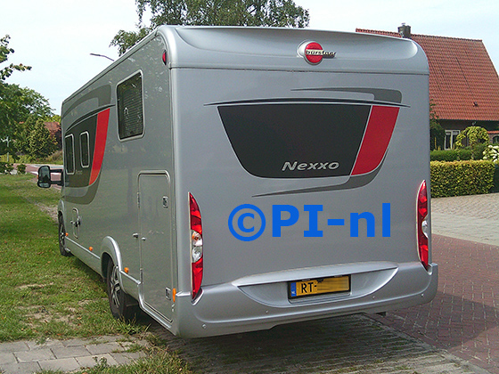 Parkeersensoren (set F 2025) ingebouwd door PI-nl in een Bürstner Nexxo T728G Fiat Ducato camper met canbus uit 2018. Het beeld van de kentekenplaatcamera en de sensoren werd gekoppeld aan het Pioneer-scherm in de auto.