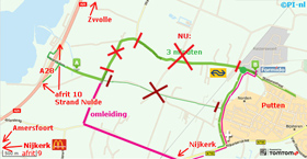 Route naar Parkeersensoreninbouwen.nl in Putten.